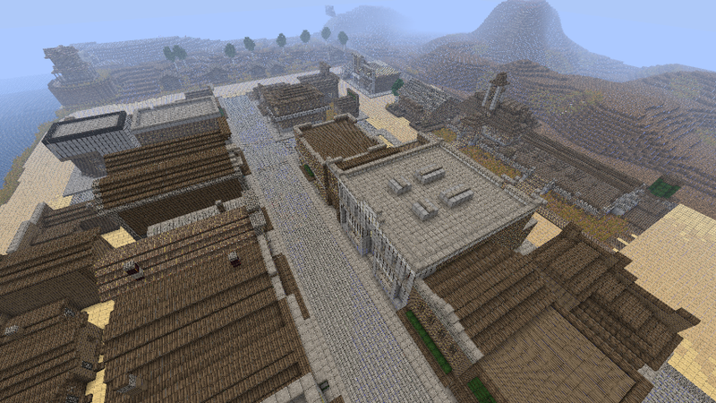 Illustration for article titled Here's Red Dead Redemption's Most Modern Town Re-Made in Minecraft